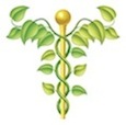 natural medicine caduceus symbol